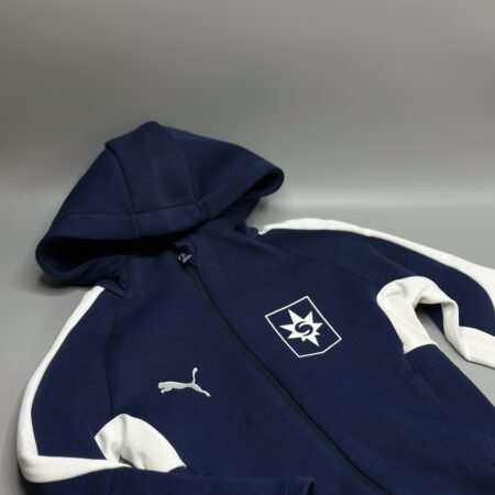 Puma Stjarnan Evo Rennd Hettupeysa Blá Barnastærðir