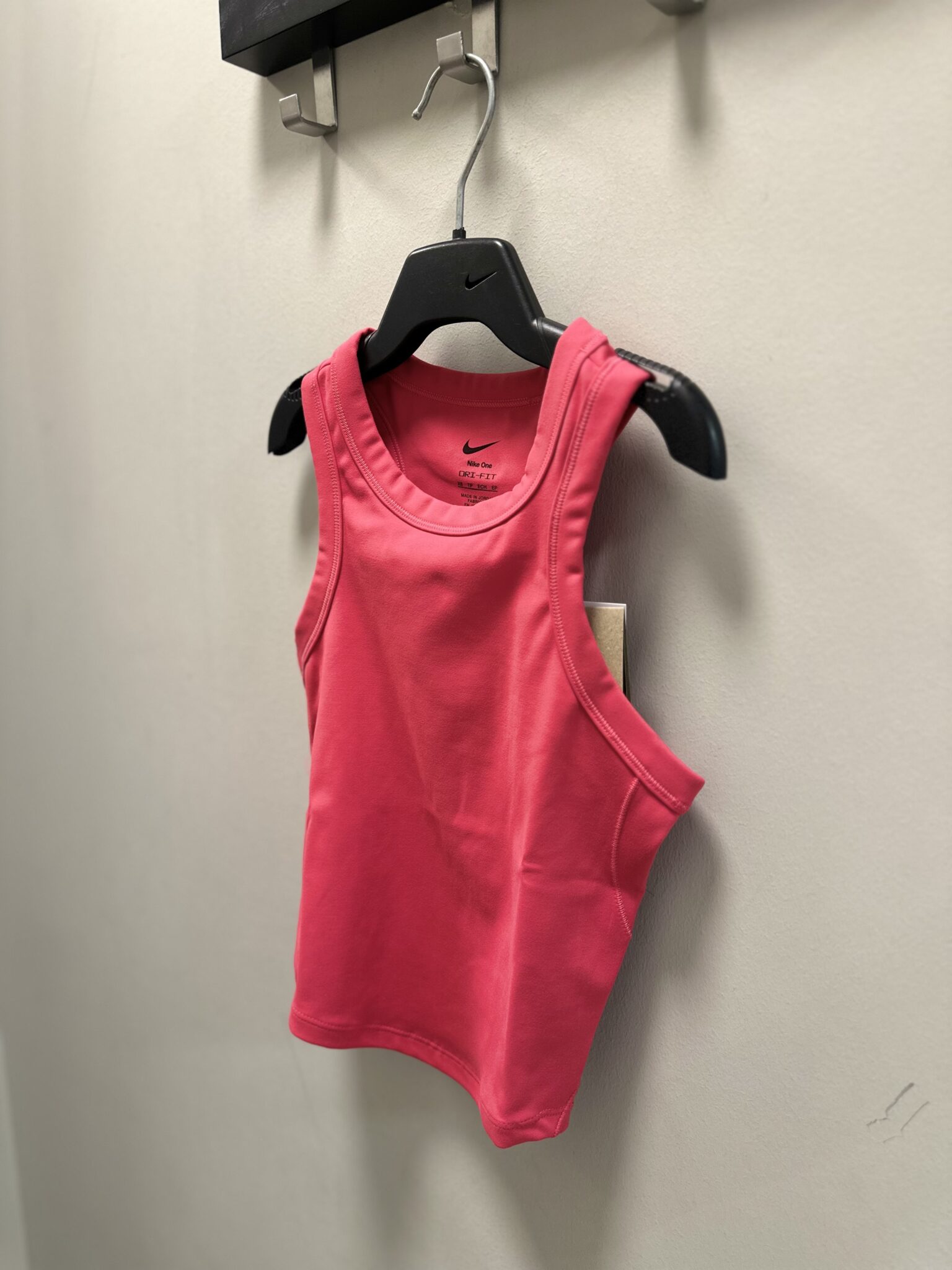 Nike One Fitted Womens Dri-FIT Cropped Tank Top