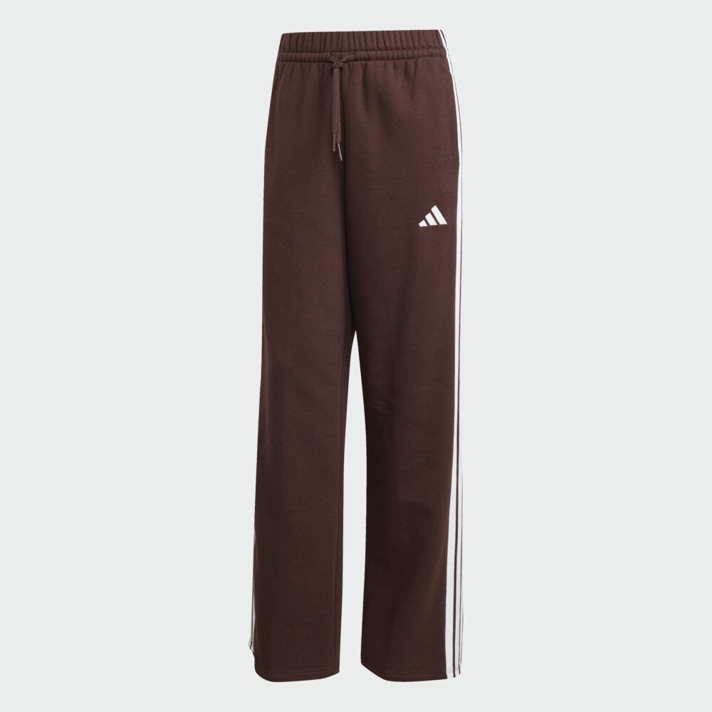 Adidas W 3 Stripes FL Open Hem Pant Brúnar - Image 2