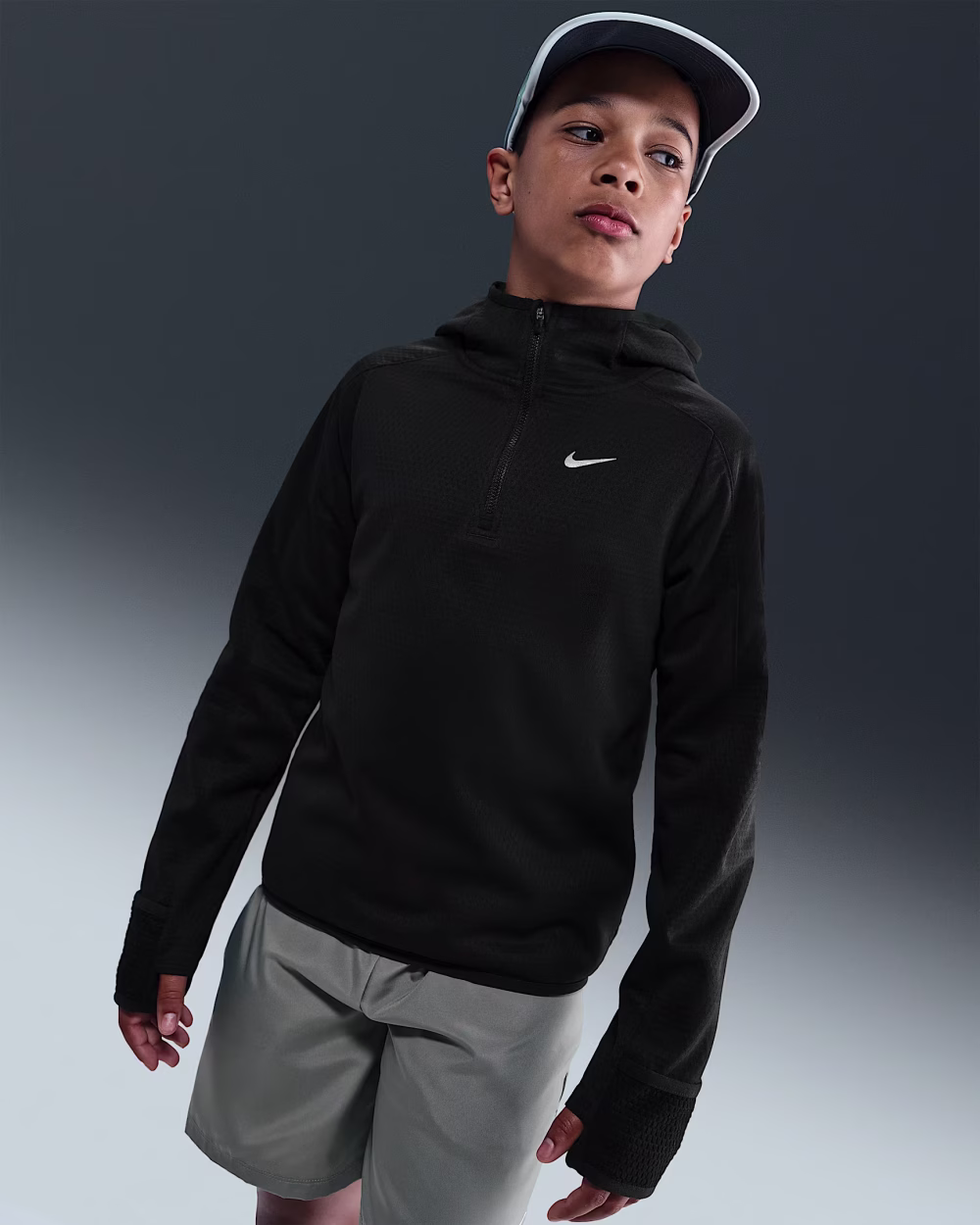 Nike Big Kids Therma-FIT 1/4-Zip Top - Image 3