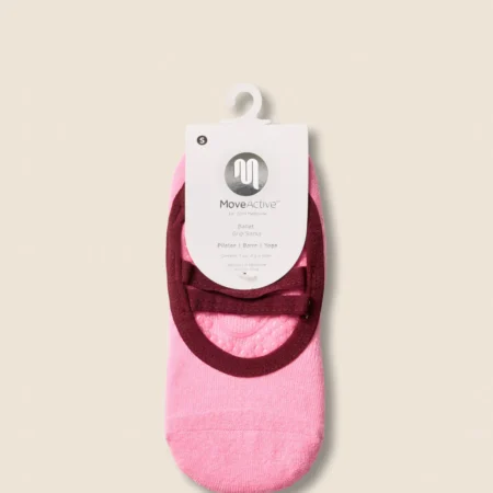 MoveActive Gripsokkar Bleikir Ballet Non Slip Grip Socks - Rosa