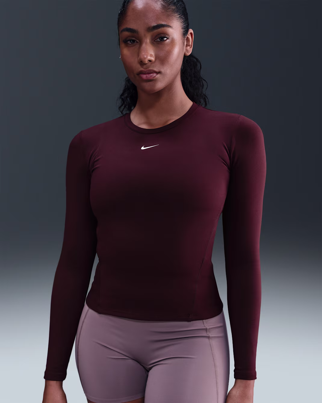Nike One Fitted Dri-FIT LS - Image 5