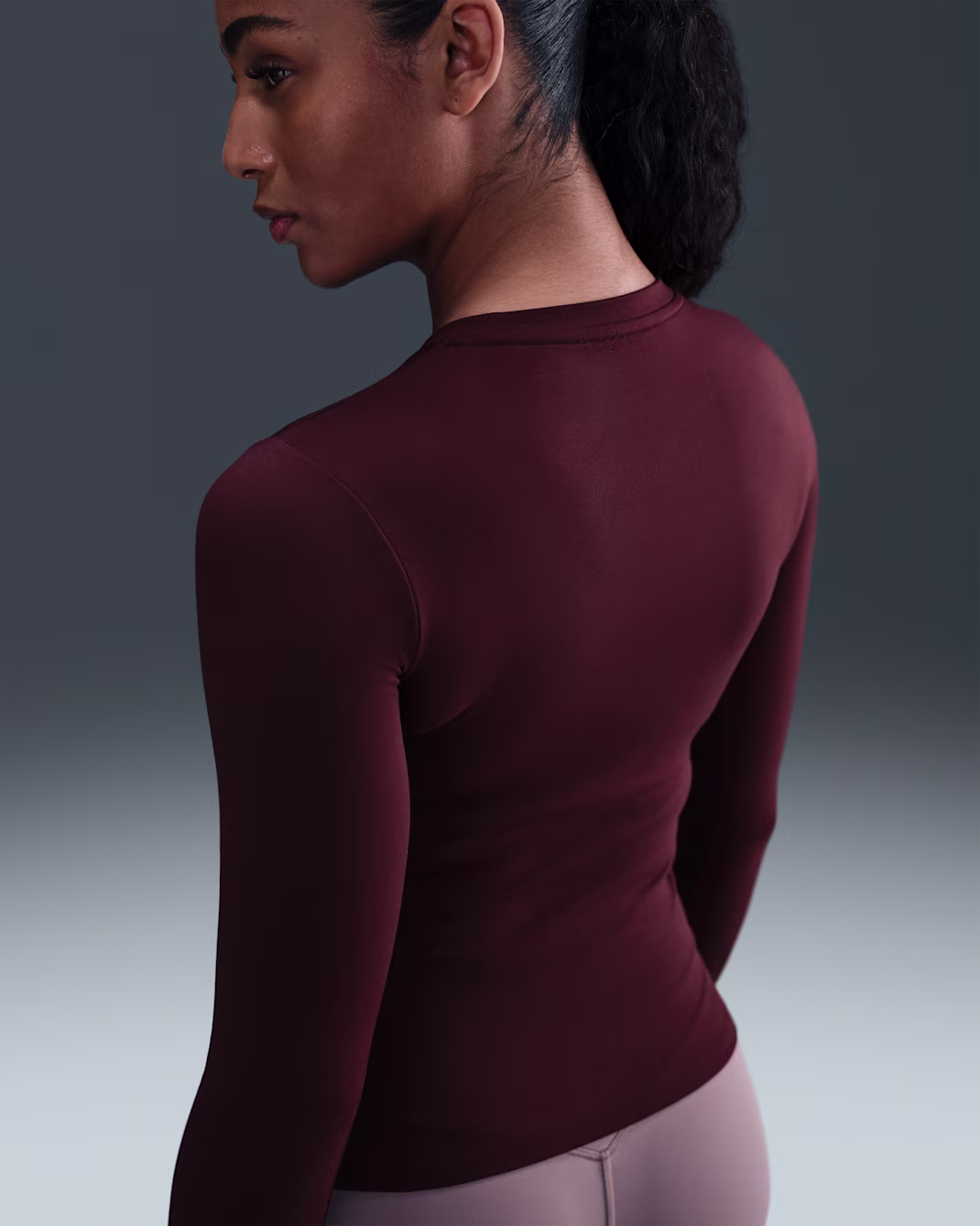 Nike One Fitted Dri-FIT LS - Image 4