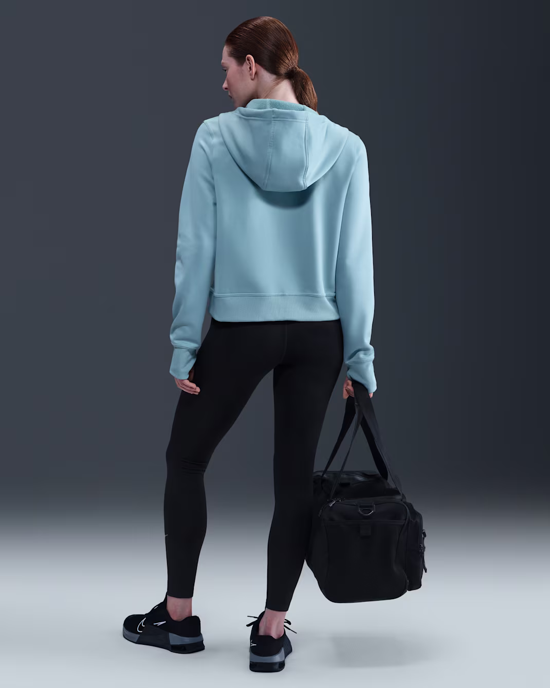 Nike One Womens Therma-FIT High-Waisted Full-Length Leggings - Image 4