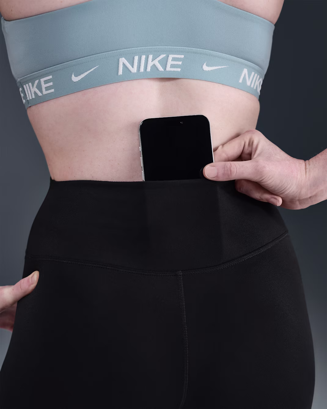 Nike One Womens Therma-FIT High-Waisted Full-Length Leggings - Image 2