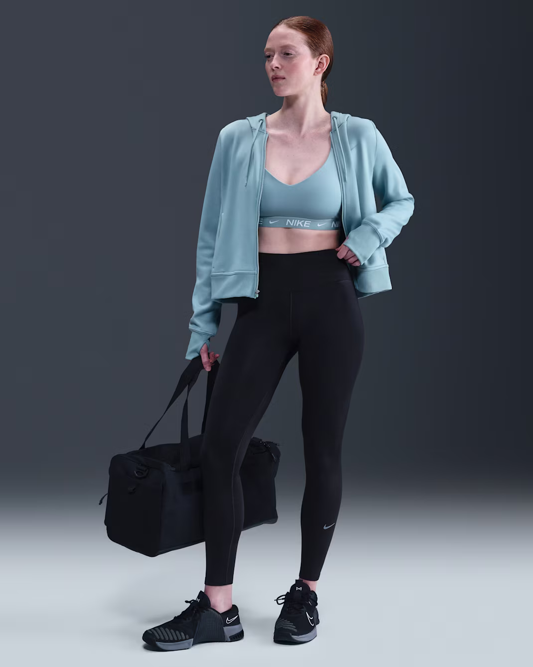 Nike One Womens Therma-FIT High-Waisted Full-Length Leggings - Image 7