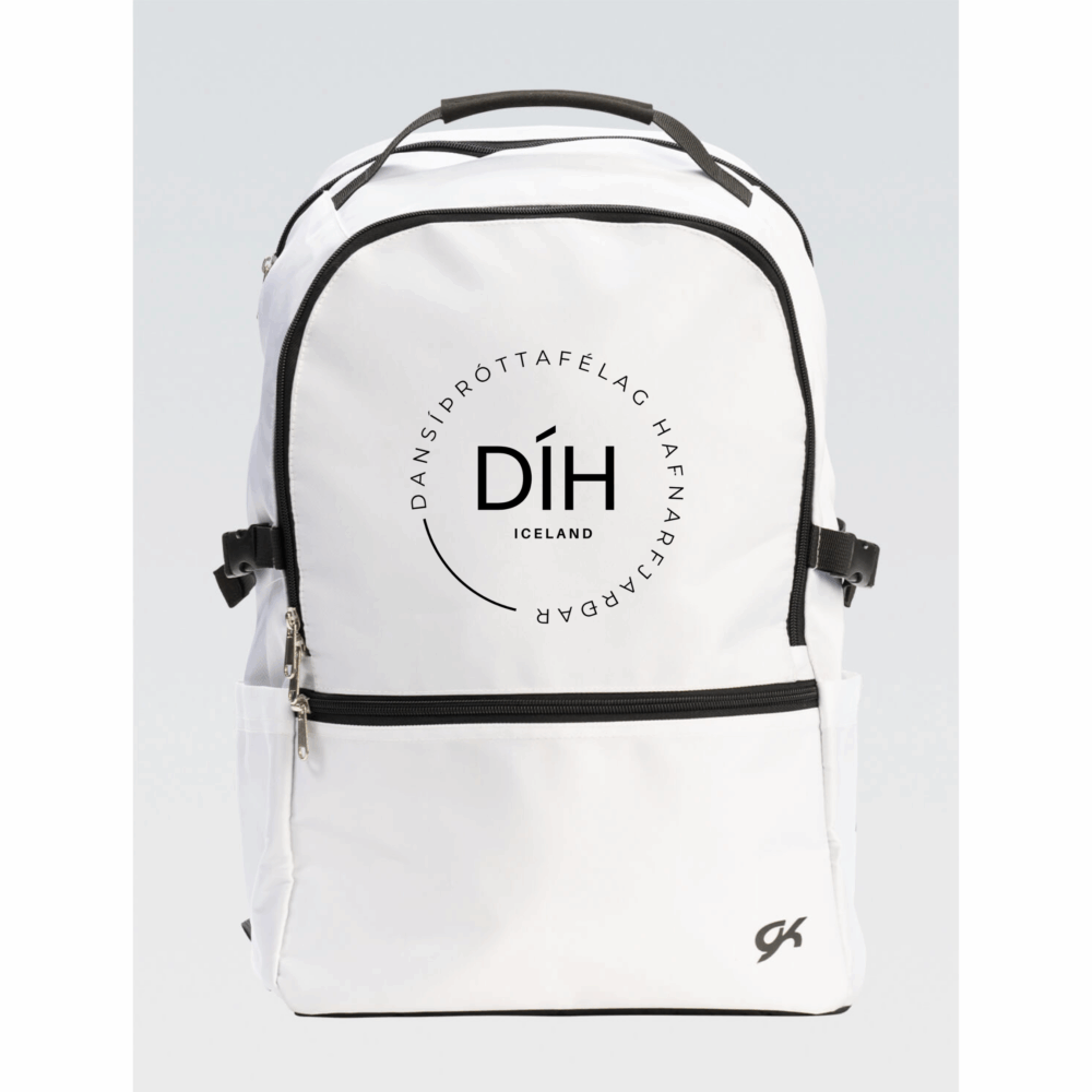 DÍH Bakpoki - Hvítt/Silfur