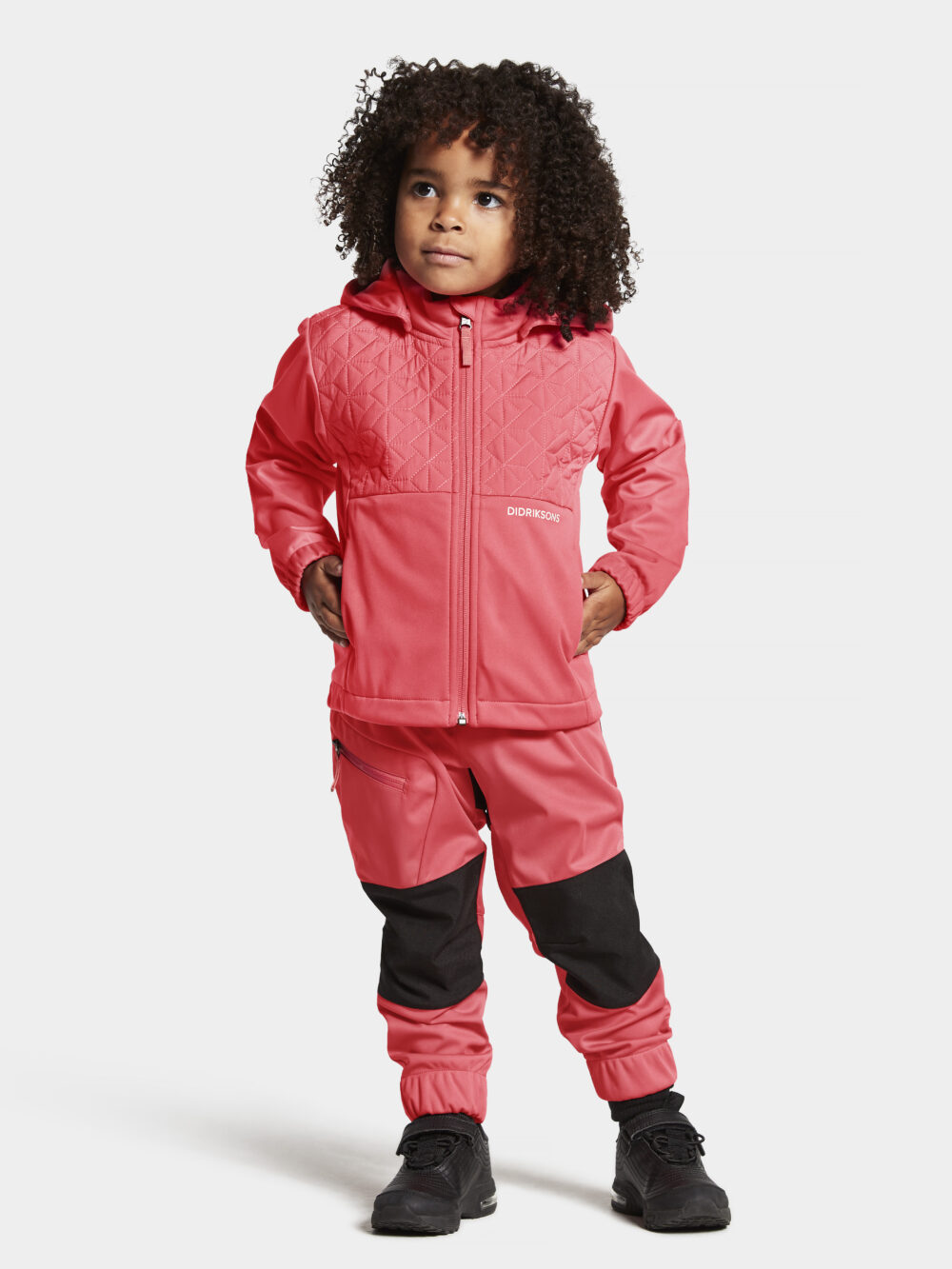 Didriksons Briska Kids Jacket Bleikur