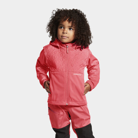 Didriksons Briska Kids Jacket Bleikur