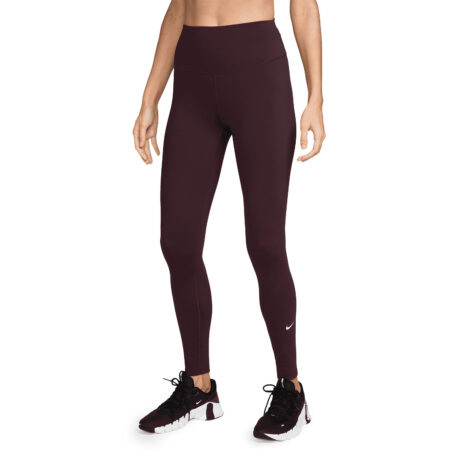 NIKE ONE TIGHTS BURGUNDY CRUSH/WHITE