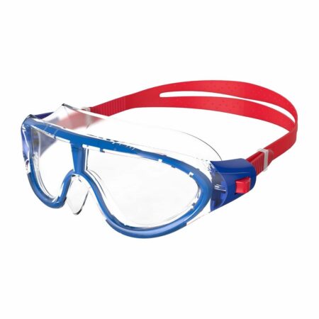 Speedo Biofuse Rift Mask Junior Blá sundgleraugu barna