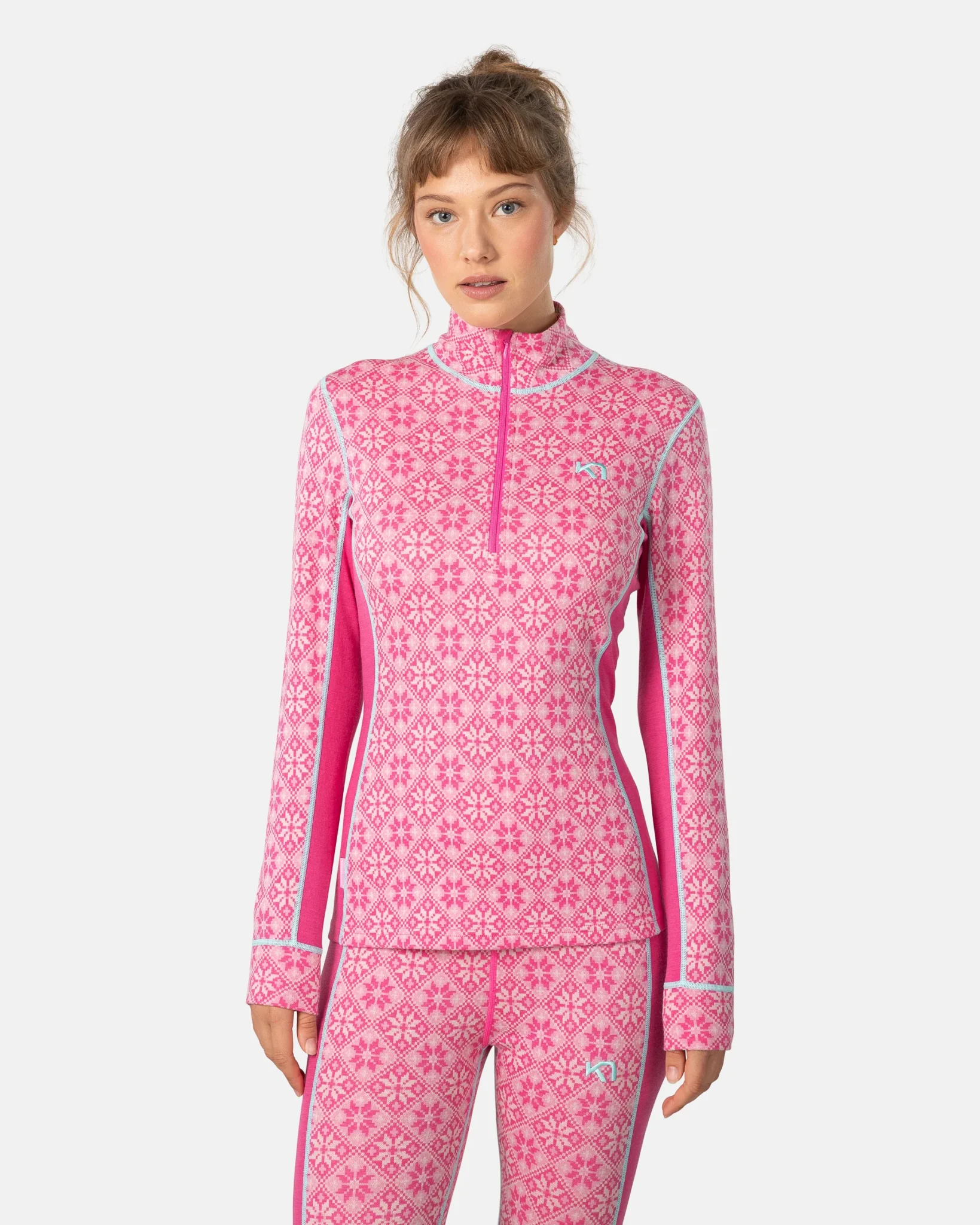 Kari Traa Rose H/Z 100% Merino Ullarbolur bleikur