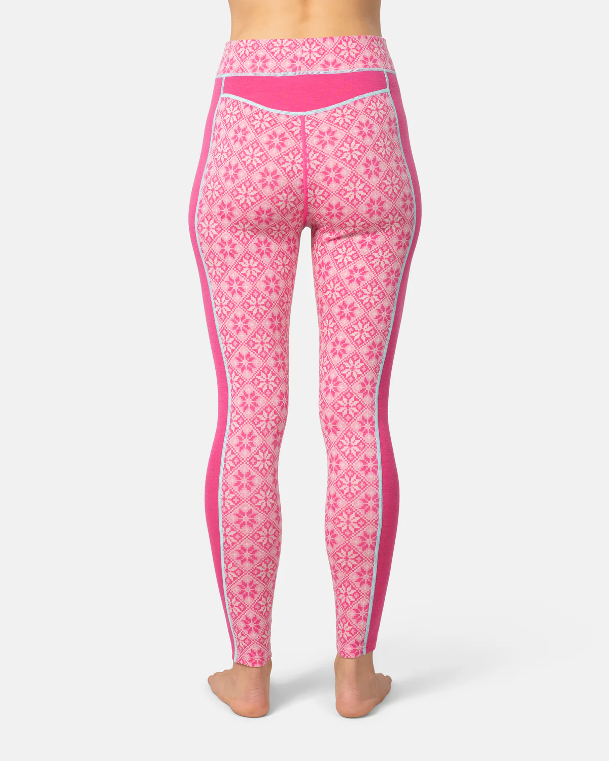 Kari Traa Rose 100% Merino ull High Waist Buxur Dömu bleikur - Image 2