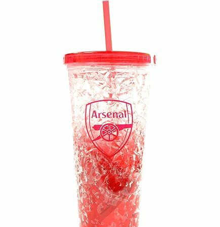 Freezer Cup with Straw (Arsenal FC)