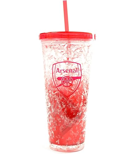 Freezer Cup with Straw (Arsenal FC)