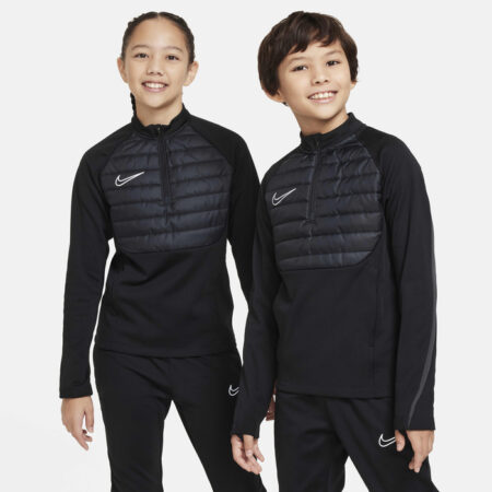 Nike Therma-FIT Academy Big Kids Soccer Drill Top - Svört