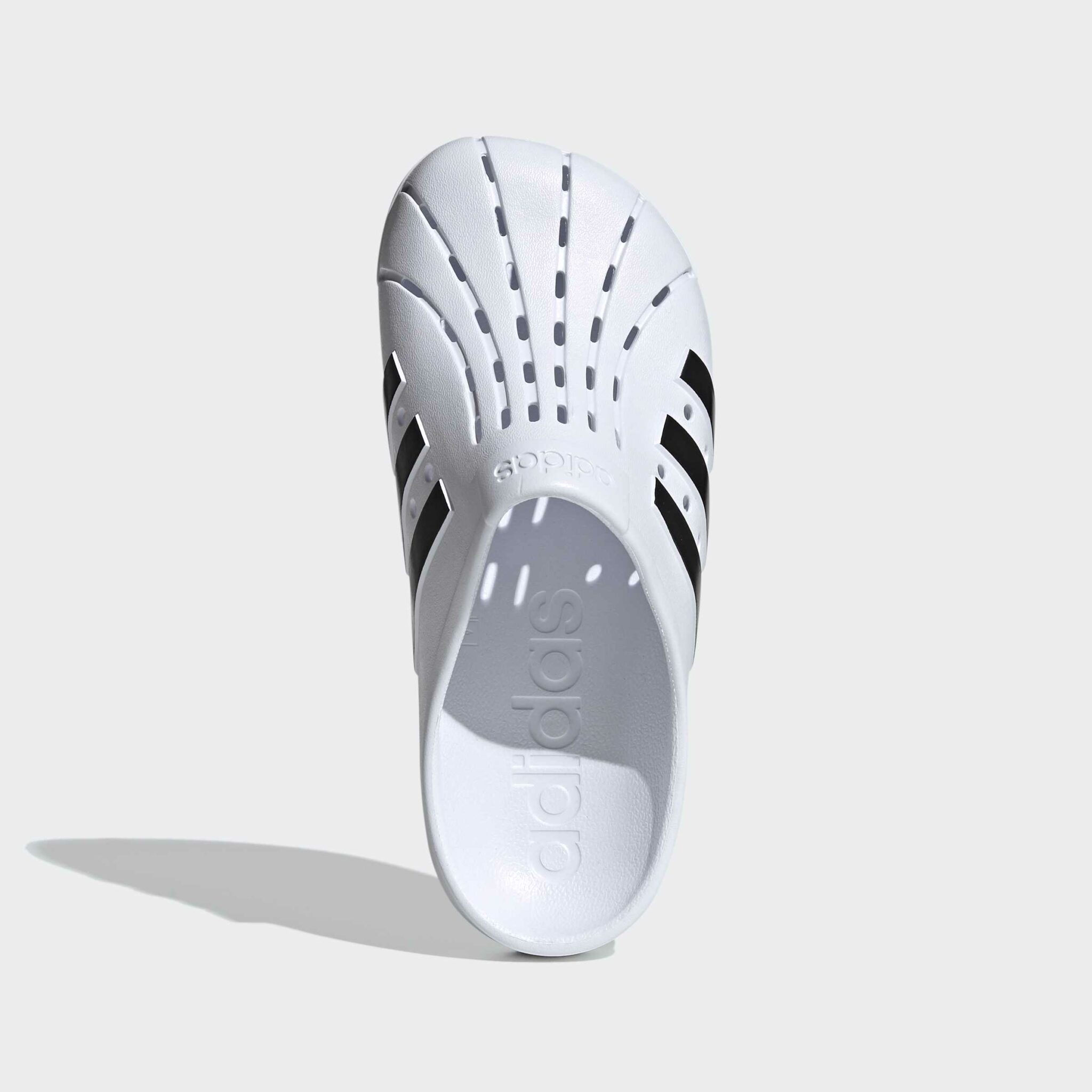 Adidas Adilette Clog Hvítur inniskor - Image 3