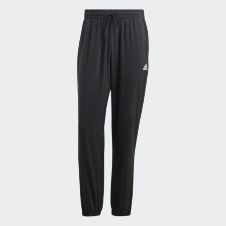 ADIDAS AEROREADY ESSENTIALS STANFORD ELASTIC CUFF SMALL LOGO JOGGERS MENS