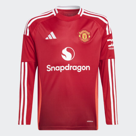 Adidas Manchester United Home Jersey 24/25 Langerma Barna