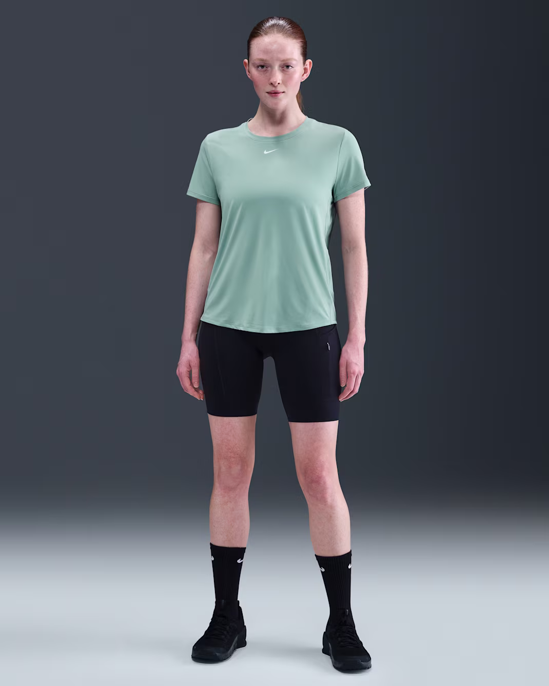 Nike One Classic Stuttermabolur KVK Cannon/White - Image 3