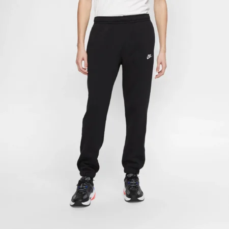 NIKE CLUB SVARTAR JOGGINGBUXUR M/TEYGJU
