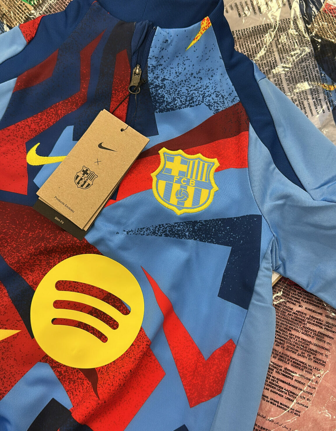 Nike FC Barcelona 25/26 Strike Barnapeysa - Multicolor