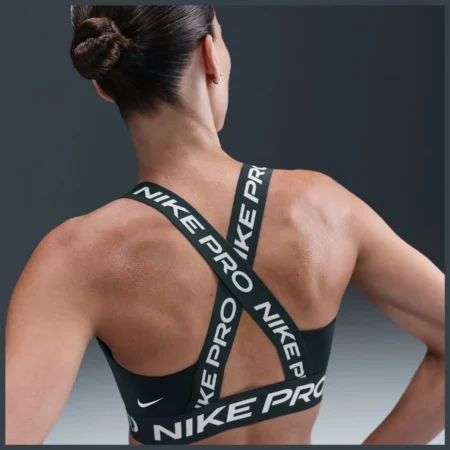 NIKE Womens Light-Support Non-Padded Sports Bra - Grænn