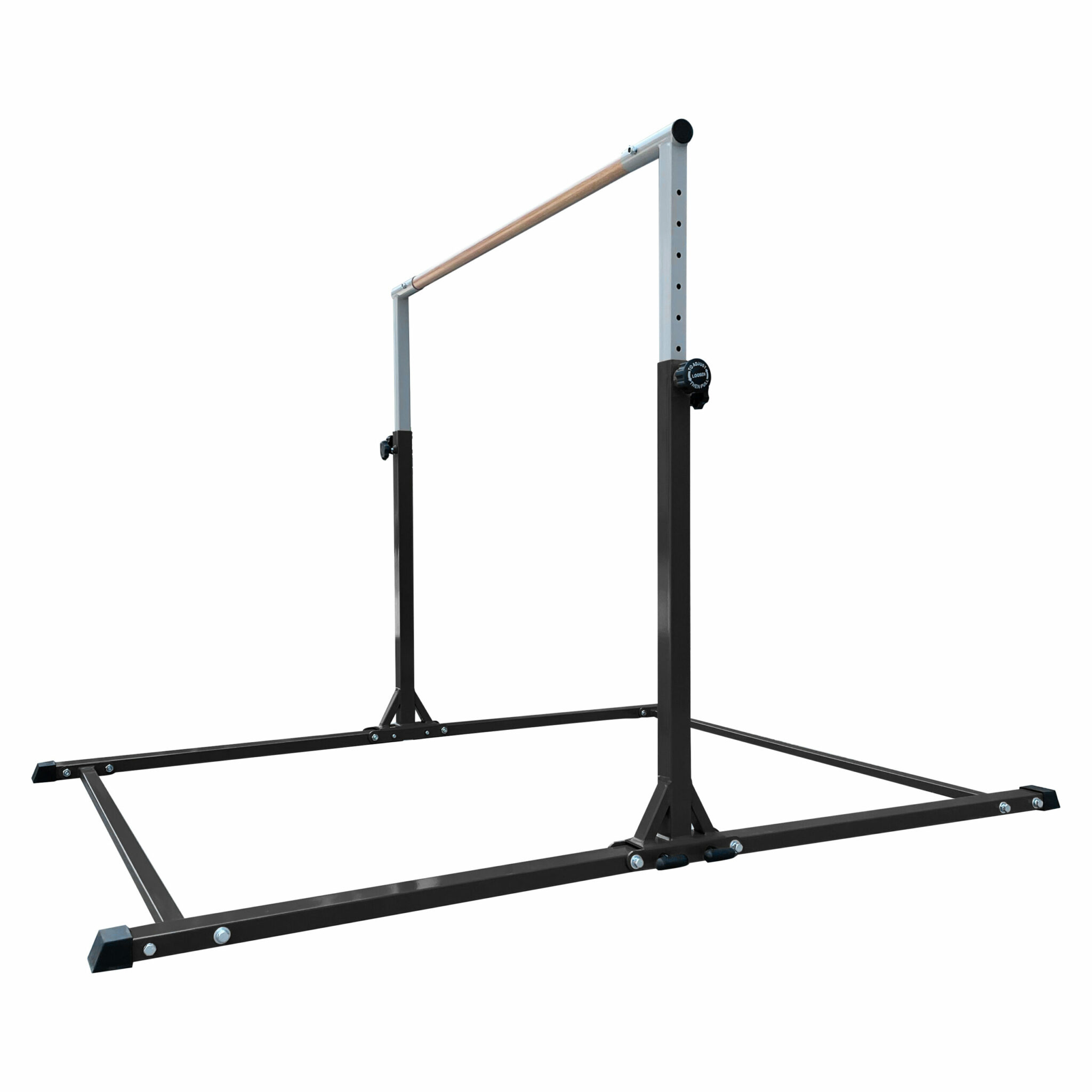 Fimleikaslá samanbrjótanleg svört 95-150cm * sendingarkostnaður greiðist af viðtakanda