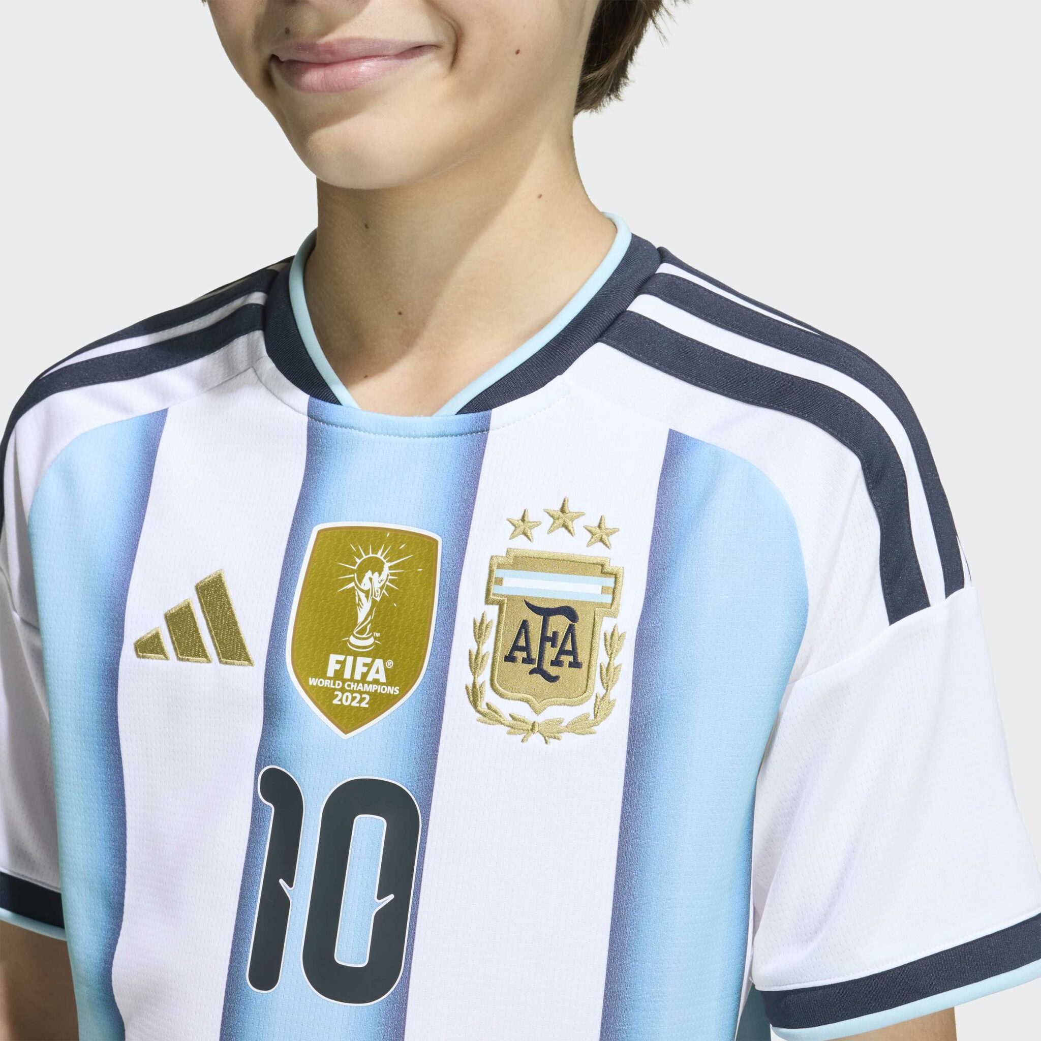 Adidas Argentina 26 Home Kids Jersey - MESSI - Image 5