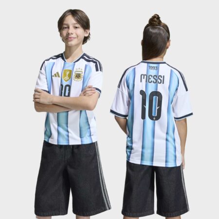 Adidas Argentina 26 Home Kids Jersey - MESSI