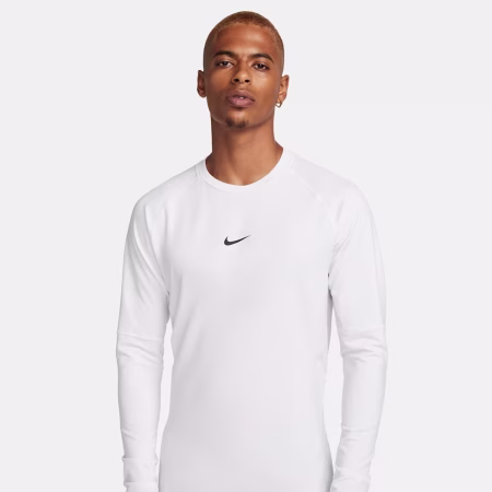 Nike Pro Warm Mens Long-Sleeve Top Hvítur