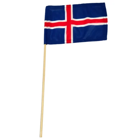 ÍSLENSKI FÁNINN 18X25 CM HSÍ / KSÍ