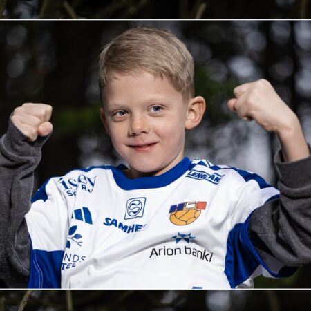 Adidas HSÍ treyja barna hvít