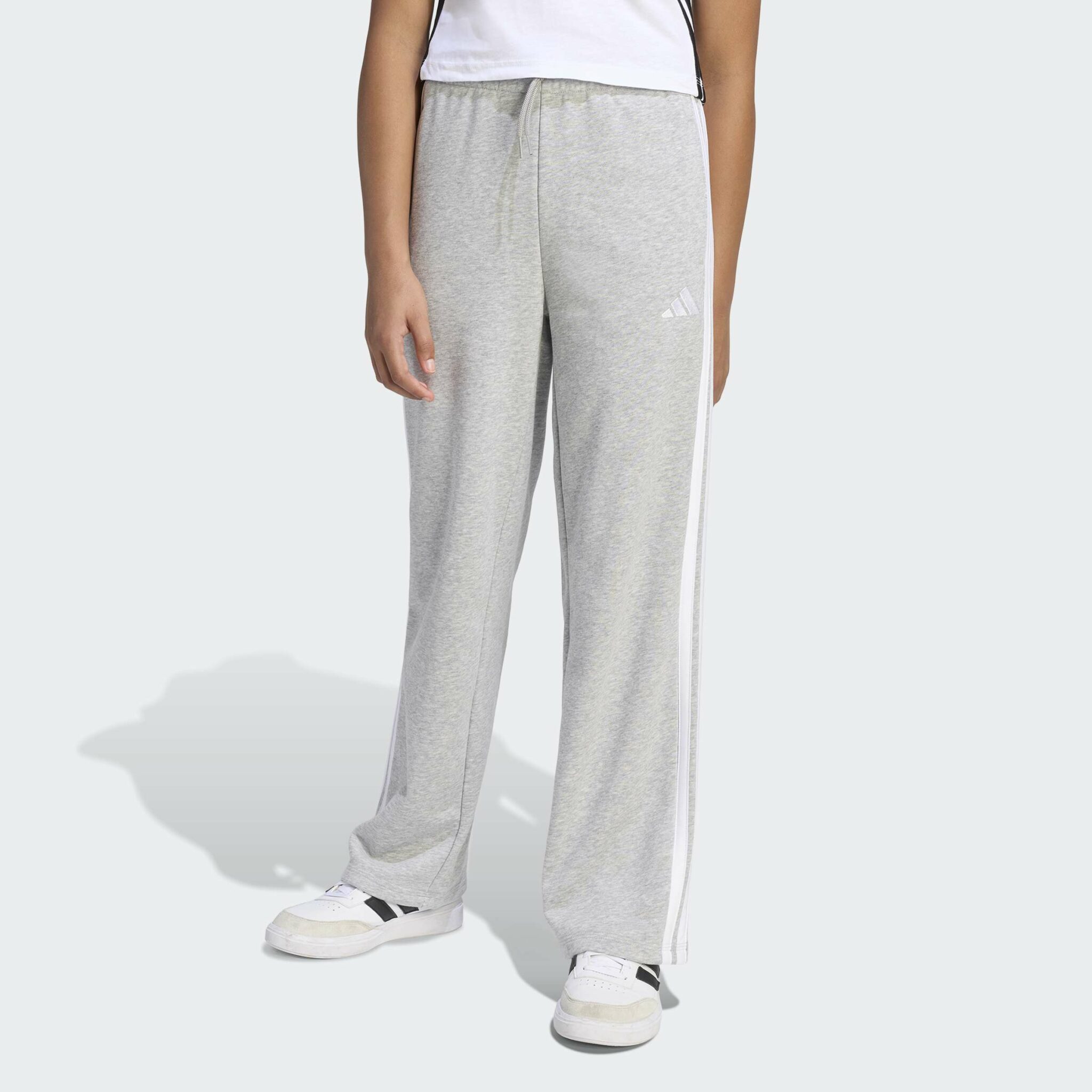 Adidas barnabuxur gráar - beinar 3s - Image 2