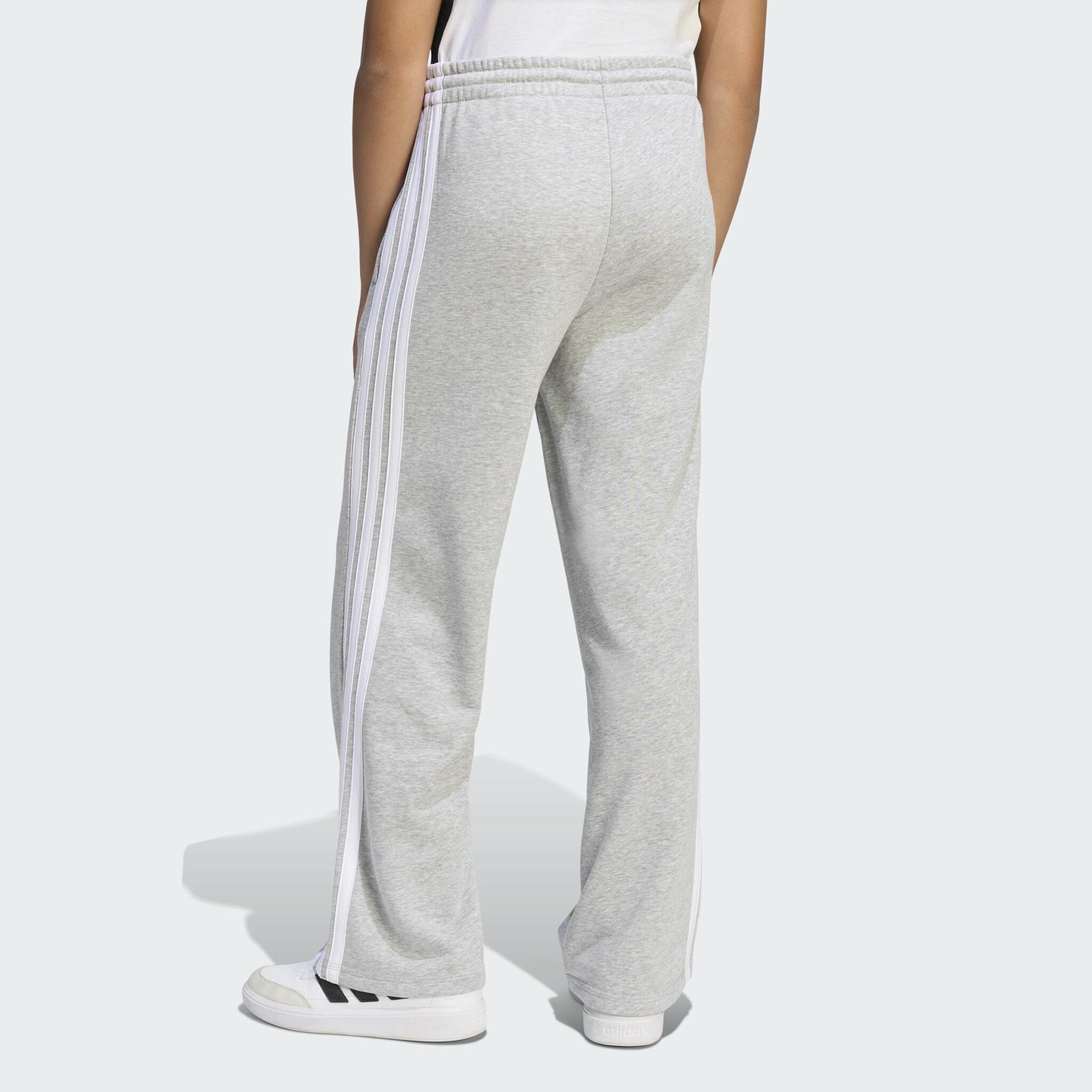 Adidas barnabuxur gráar - beinar 3s