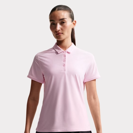 Nike Victory Womens Dri-FIT Short-Sleeve Golf Polo Bleikur