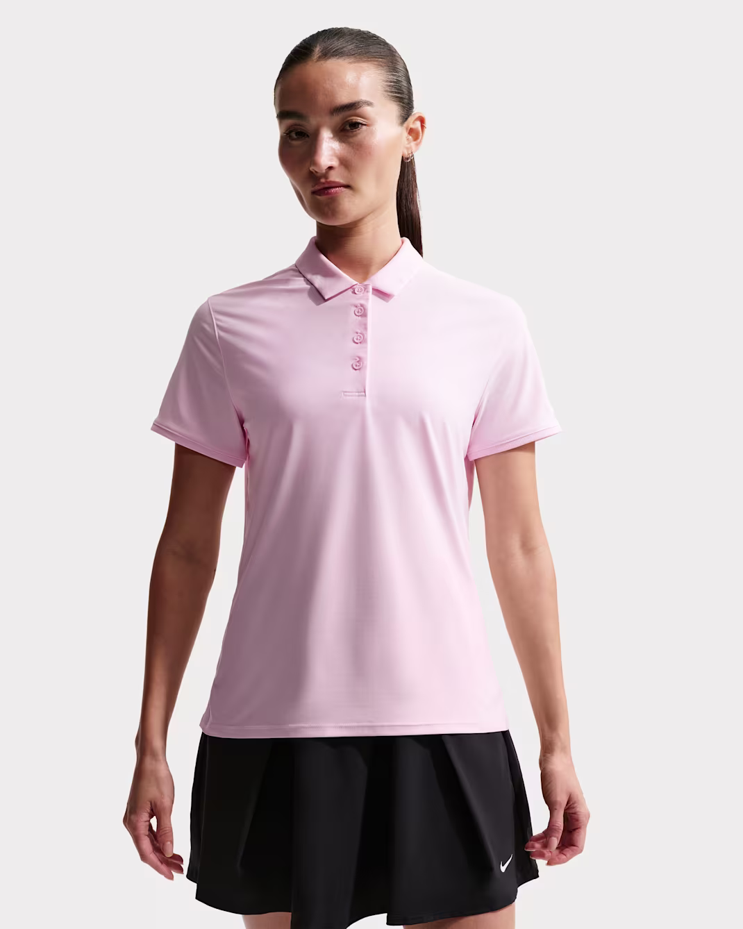 Nike Victory Womens Dri-FIT Short-Sleeve Golf Polo Bleikur