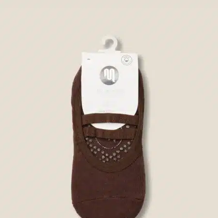 Ballet Move Active Grip Socks - Espresso
