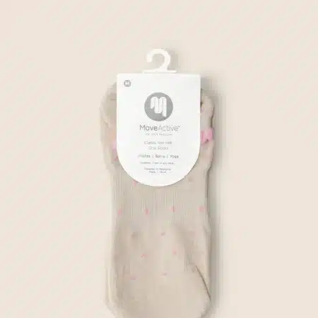 Move Active Low Rise Grip Socks - Fondant Spots