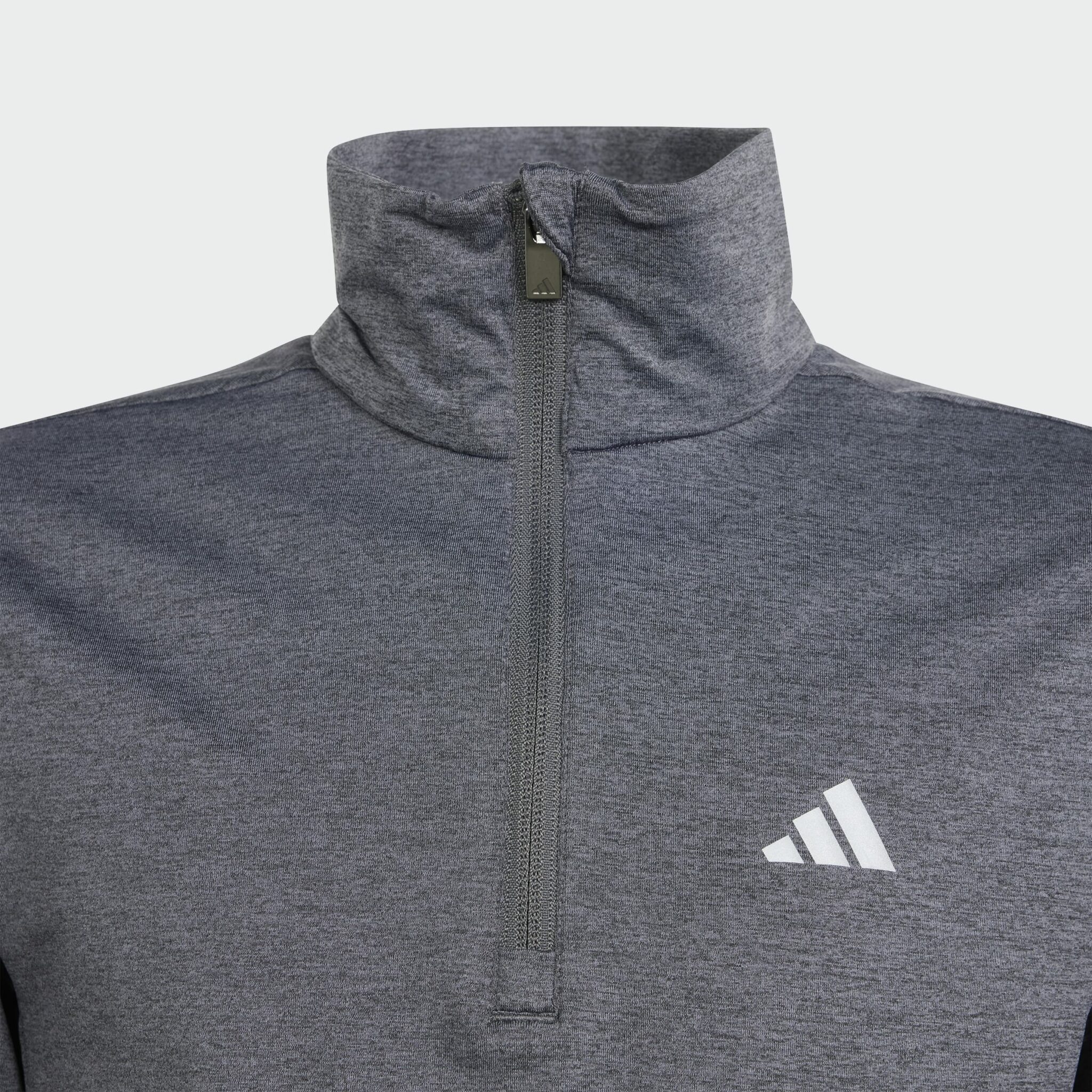 Adidas Hea 1/2 Zip Peysa Barna - Image 2
