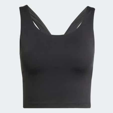 adidas All Me Medium Support Bra Tank Top - Black