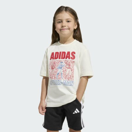 ADIDAS KIDS MARVEL SPIDER-MAN TEE - White