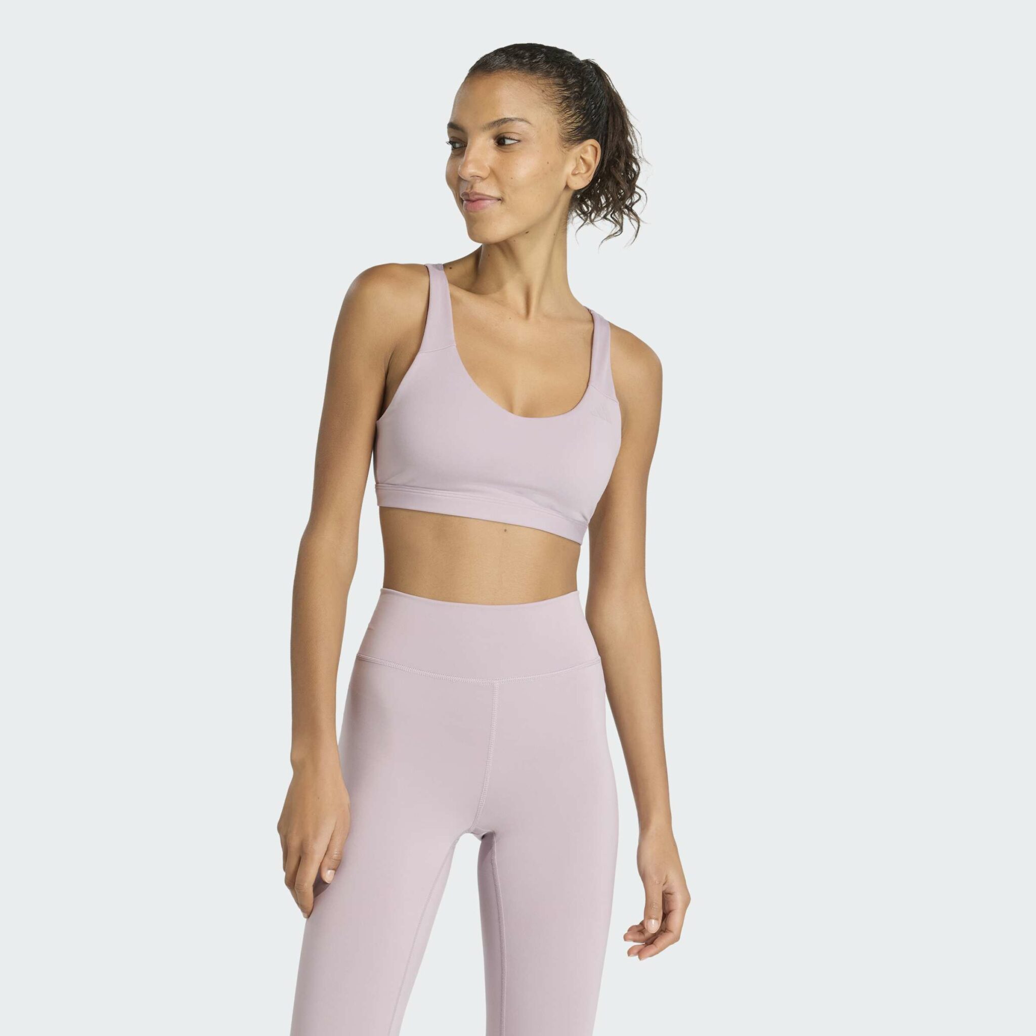 Adidas All Me Essentials Medium Support Toppur Dömu - Image 5