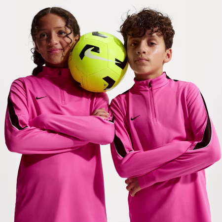 Nike Strike Older Kids Dri-FIT Football Knit Drill Top - Barna Peysa