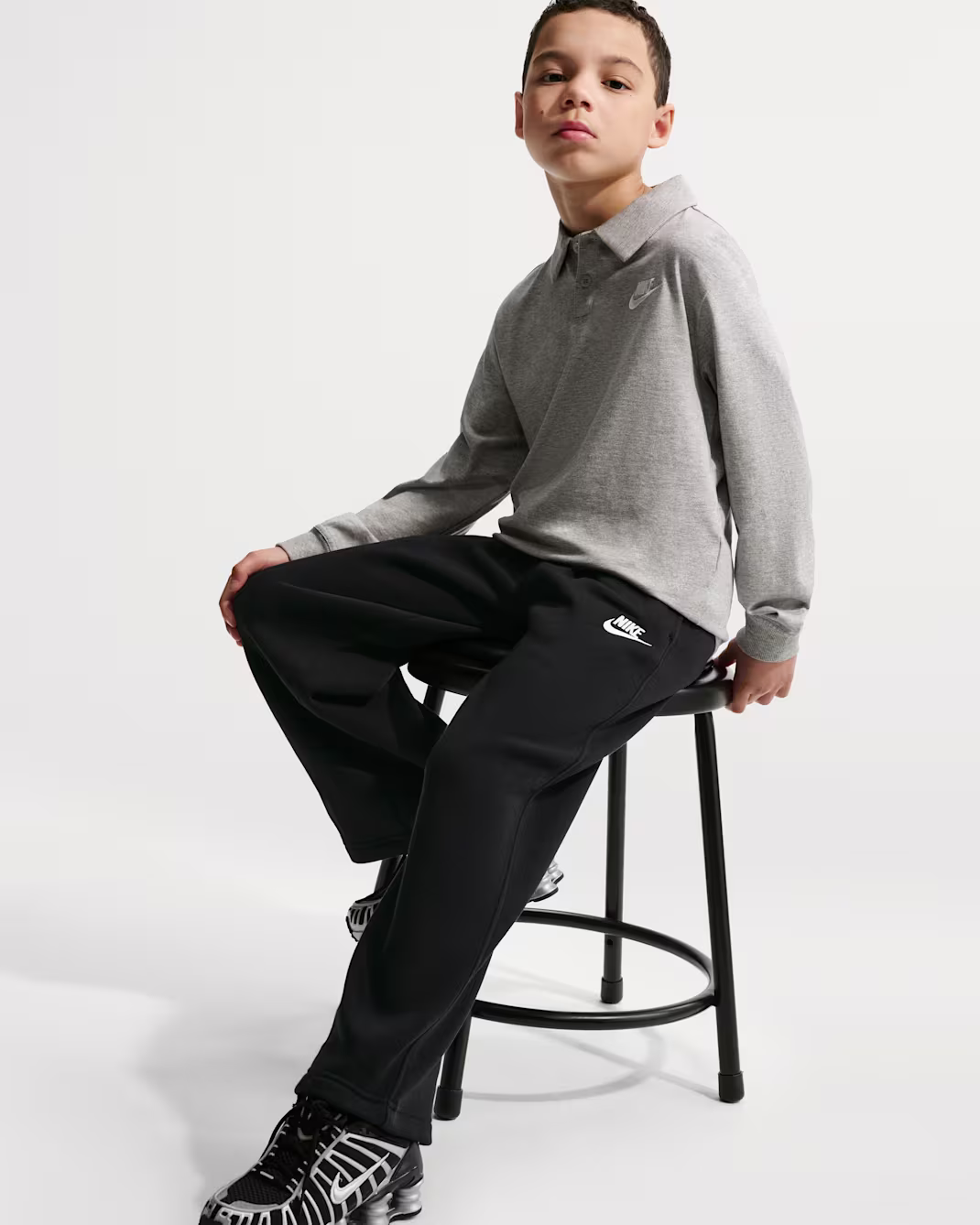 Nike Sportswear Kids Loose Open-Hem Pants - Image 7