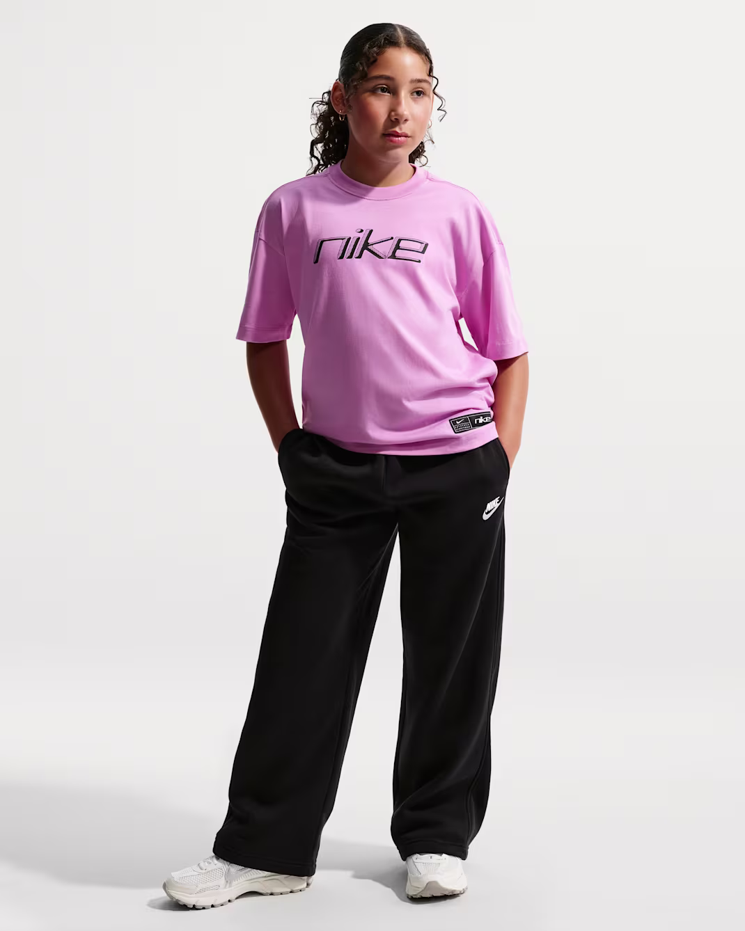 Nike Sportswear Kids Loose Open-Hem Pants - Image 4