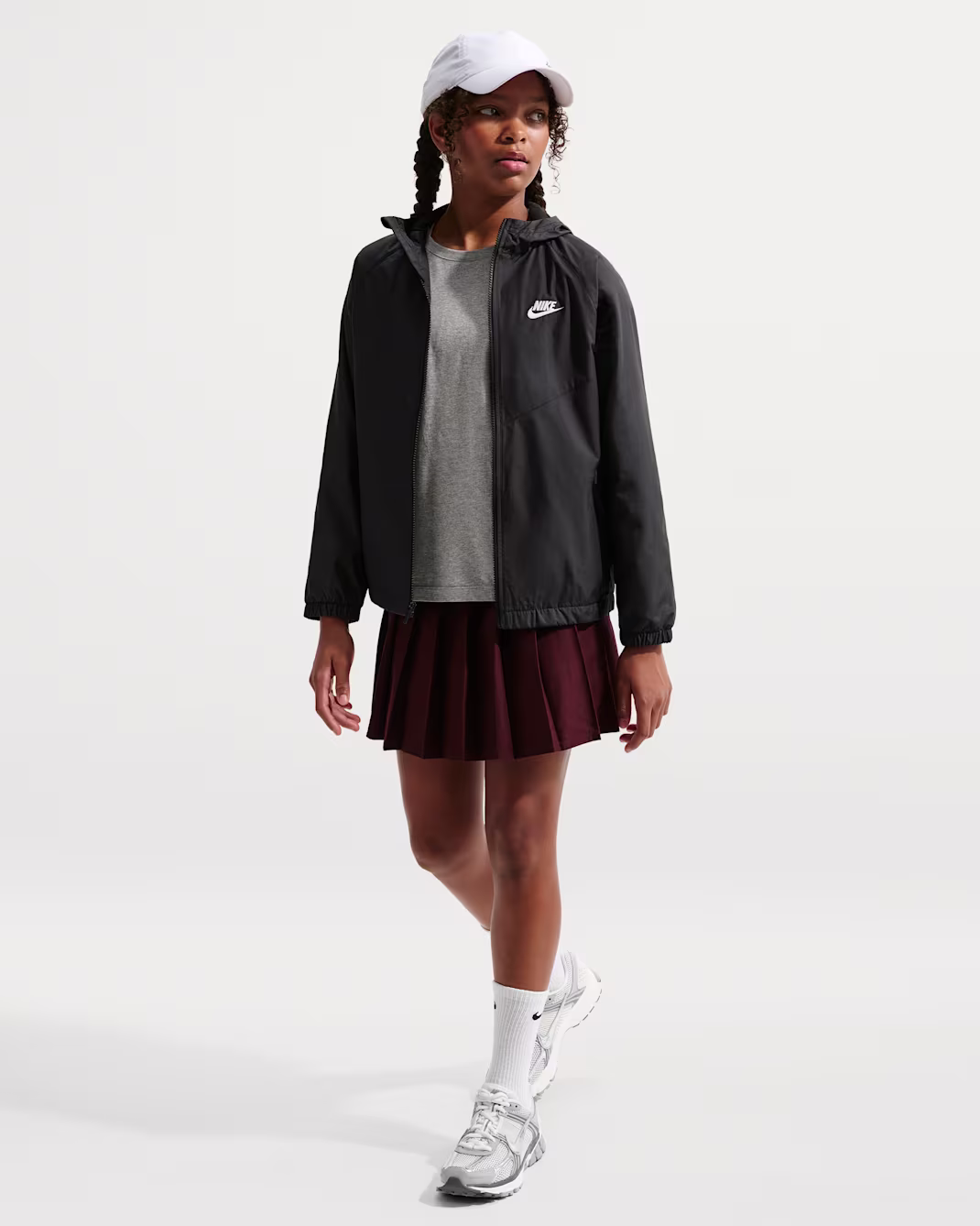 Nike Sportswear Windrunner Big Kids Hooded Repel Jacket - Image 3