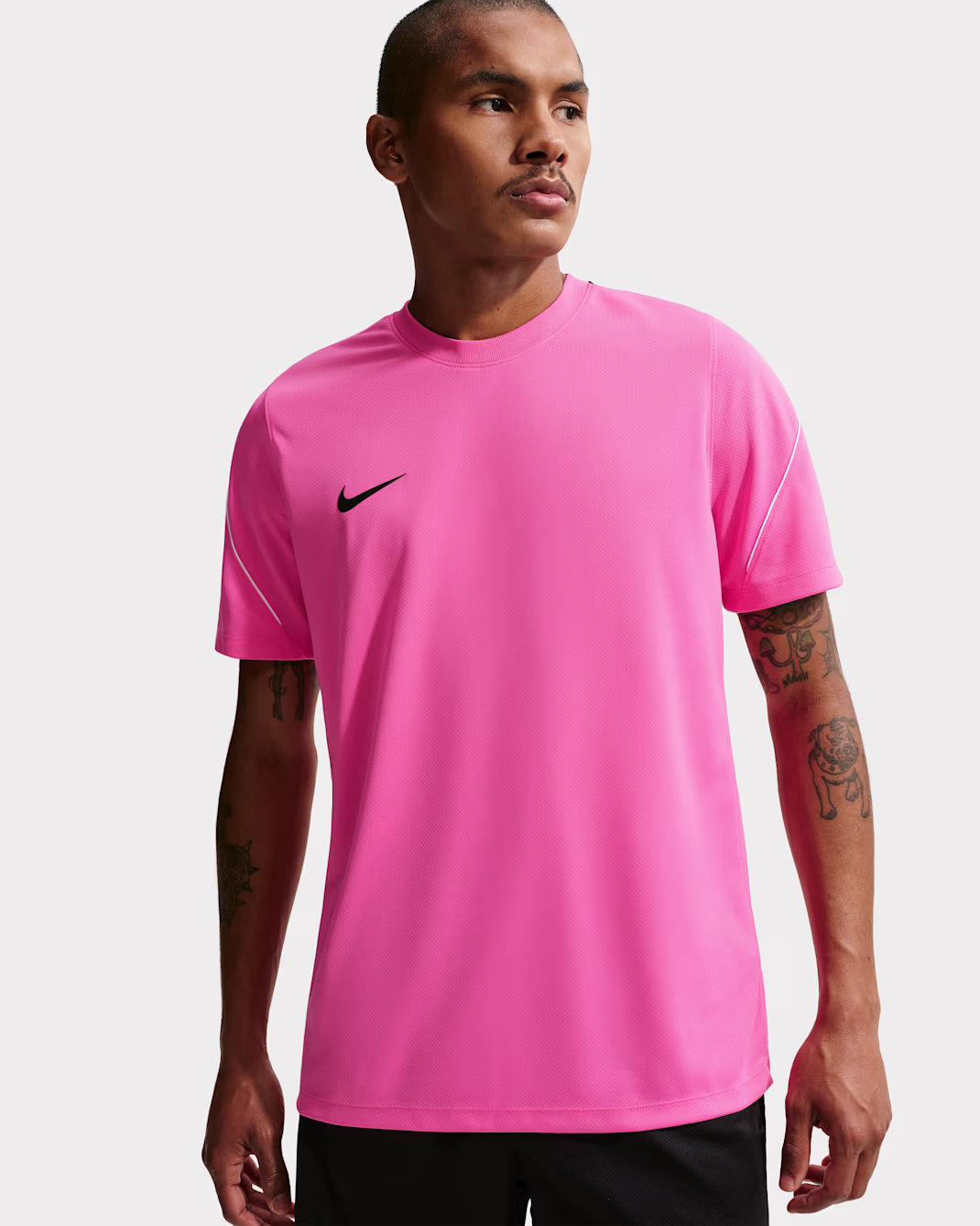 Nike Strike Mens Dri-FIT Short-Sleeve Soccer Top bleikur
