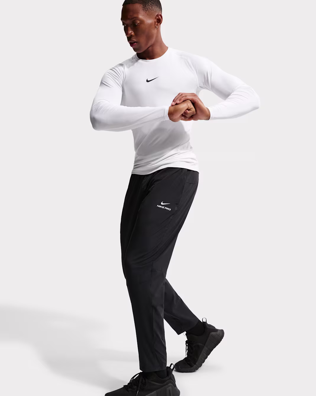Nike Pro Training Mens Dri-FIT Trousers - Image 3