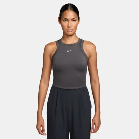 Nike One Fitted Womens Dri-FIT Cropped Tank Top